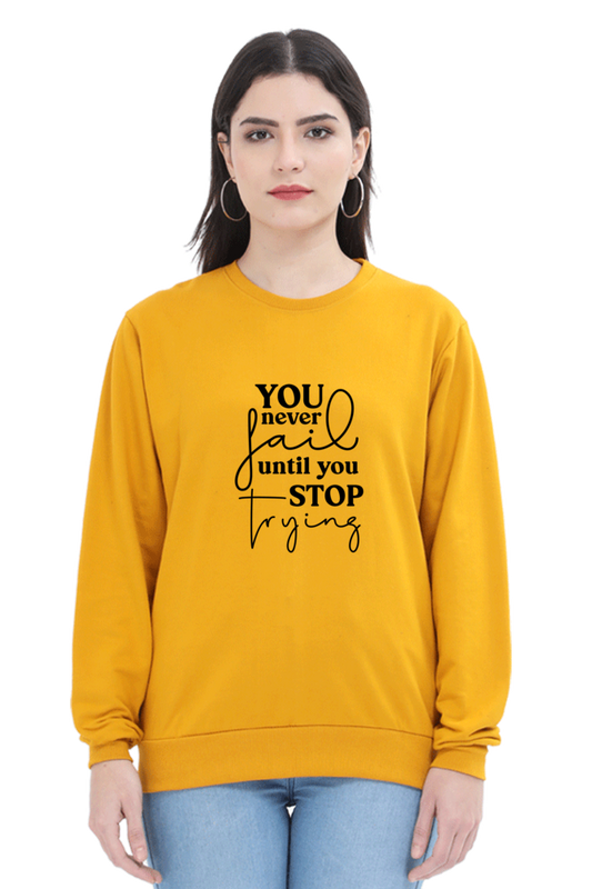 Sweatshirt For Women and Girl's Mustard Yellow