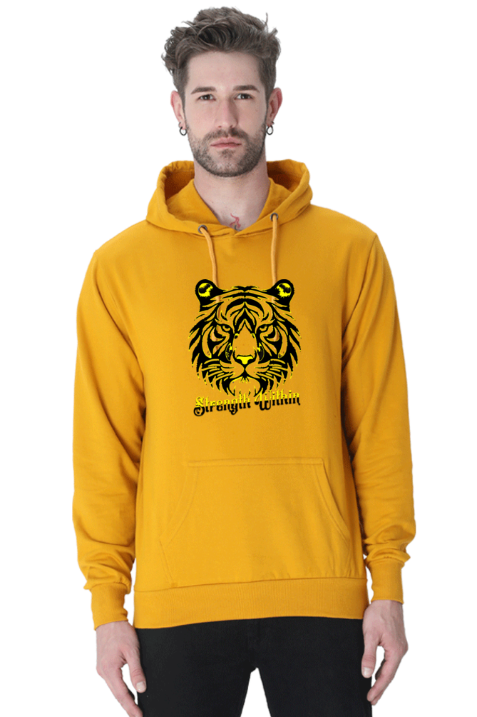 Men's Hoodie Mustard Yellow