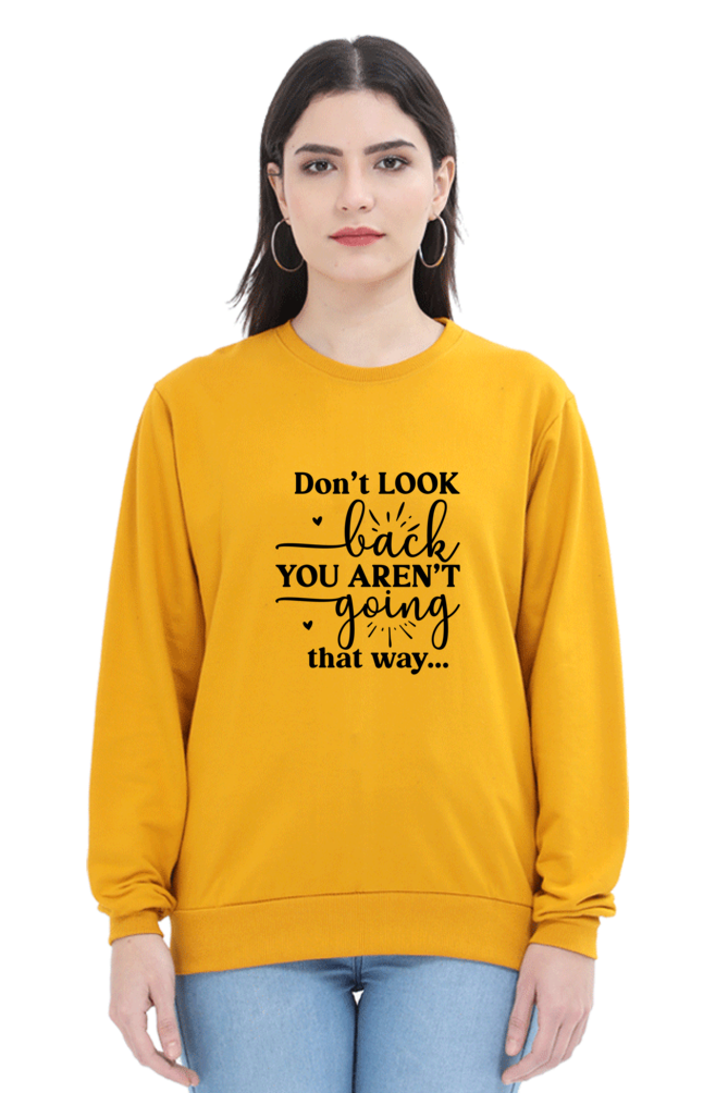 Sweatshirt For Women and Girl's Mustard Yellow