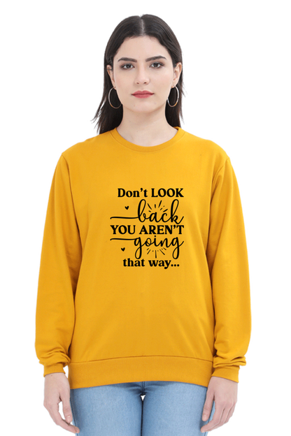 Sweatshirt For Women and Girl's Mustard Yellow