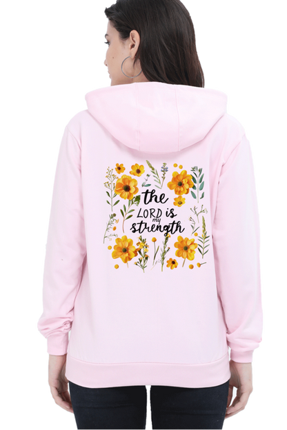 Girls & Women Hoodie Light Baby Pink