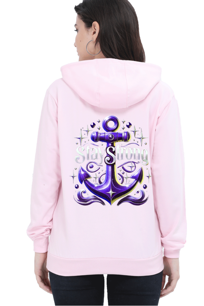 Hoodie For Girls and Women Light Baby Pink