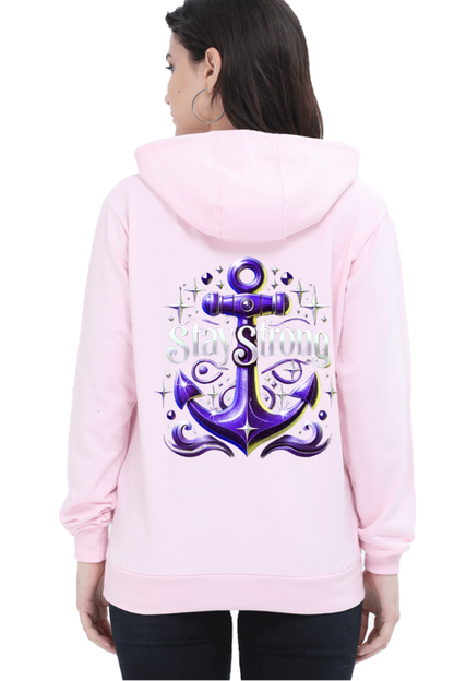 Hoodie For Girls and Women Light Baby Pink