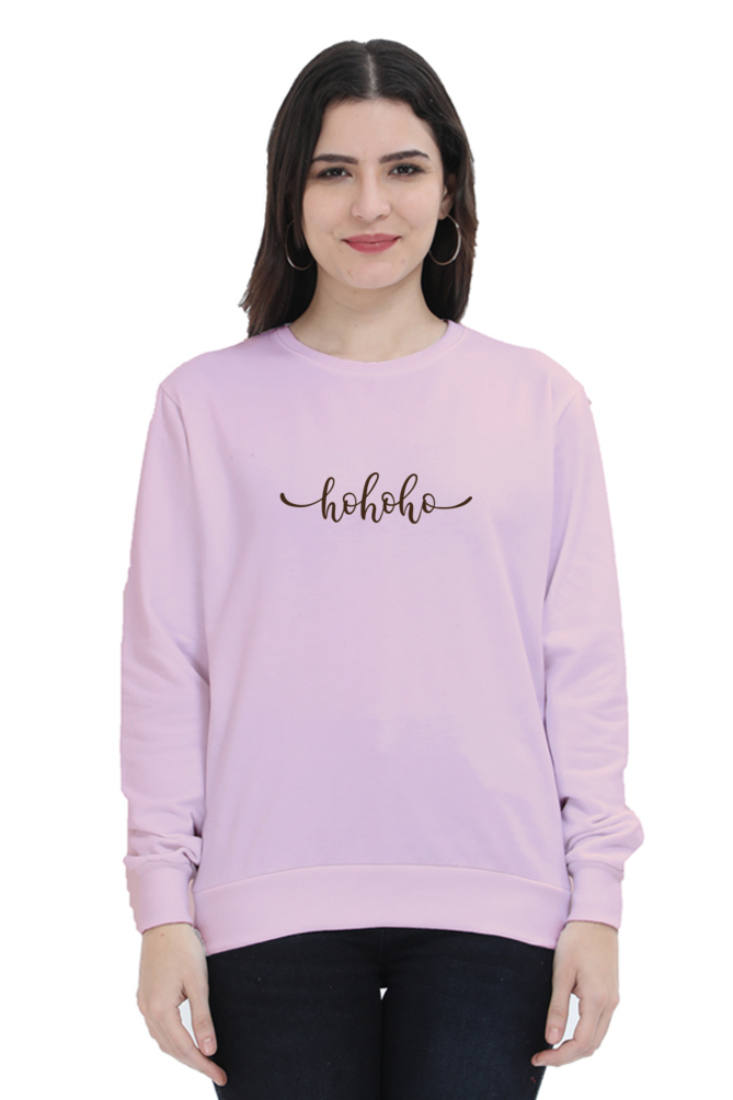 Women and Girl's Sweatshirt Light Baby Pink