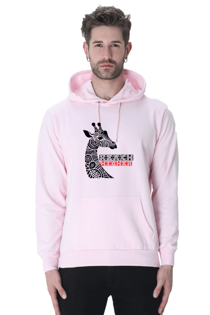 Men's Hoodie Light Baby Pink