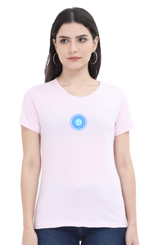 Ashoka Chakra Independence Day Women T Shirts