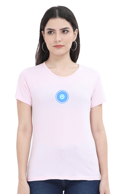 Ashoka Chakra Independence Day Women T Shirts