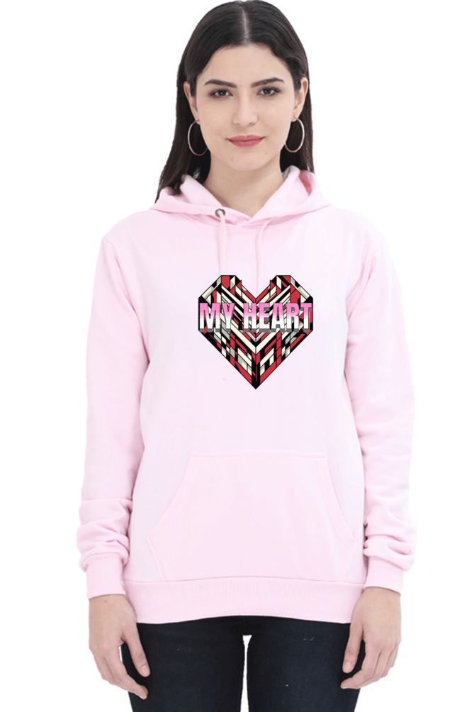 Hoodie For Girls and Women Light Baby Pink