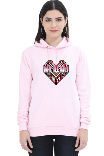 Hoodie For Girls and Women Light Baby Pink