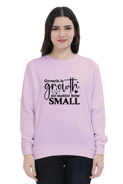 Women and Girl's Sweatshirt Light Baby Pink