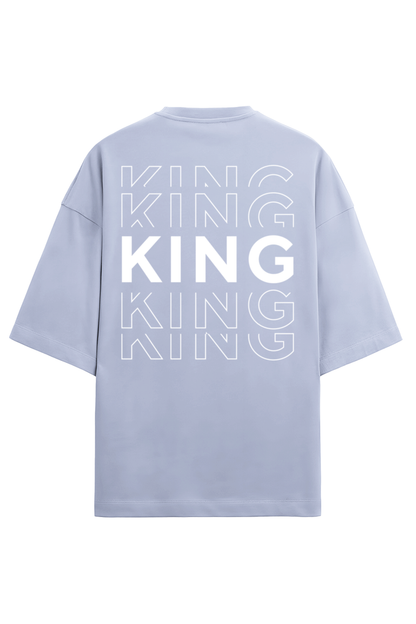 King Men's Oversized T Shirts Lavender