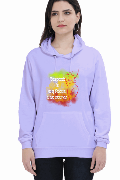 "Elegance Unveiled" Unisex Hooded sweatshirt for Girls and Women Lavender