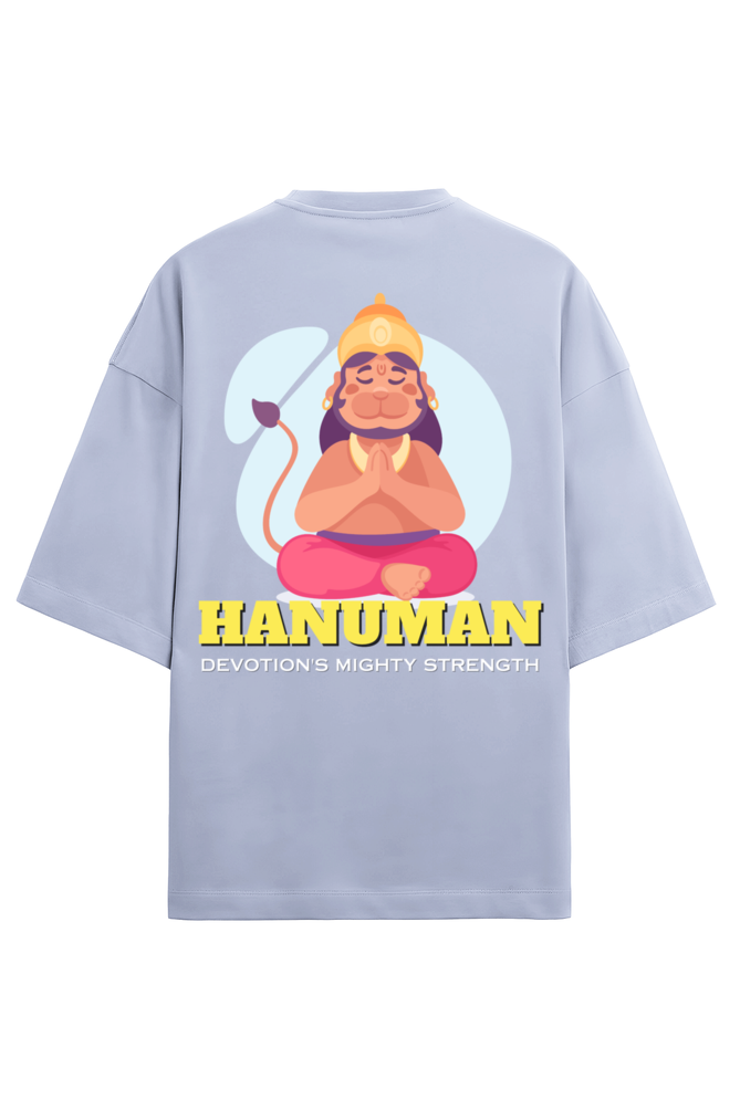 Hanuman Men's Oversized T Shirts Lavender