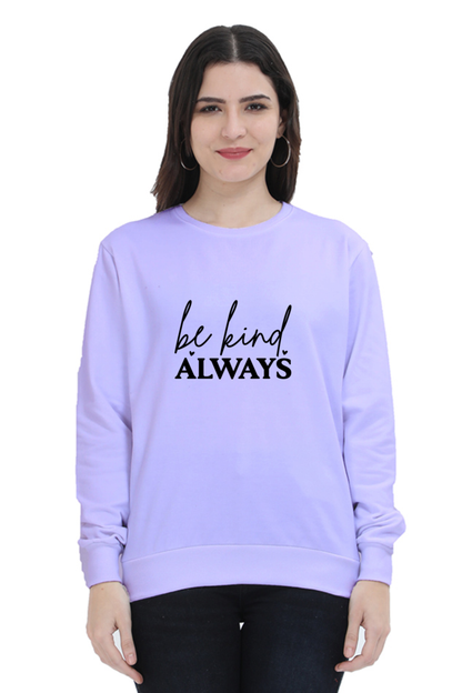 Sweatshirt For Women and Girl's Lavender