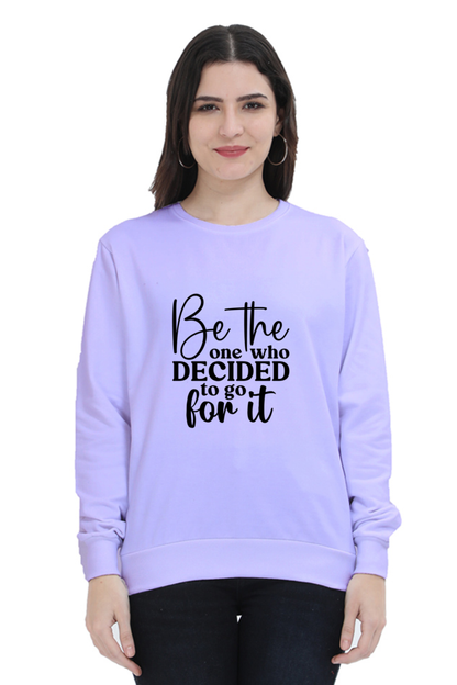 Sweatshirt For Women and Girl's Lavender