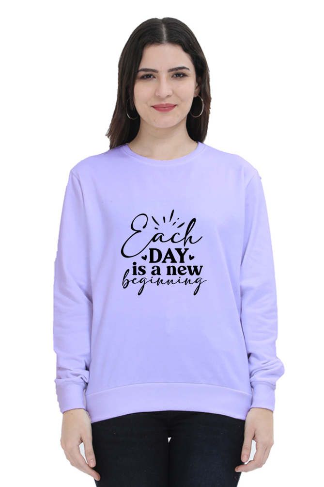 Women and Girl's Sweatshirt Lavender