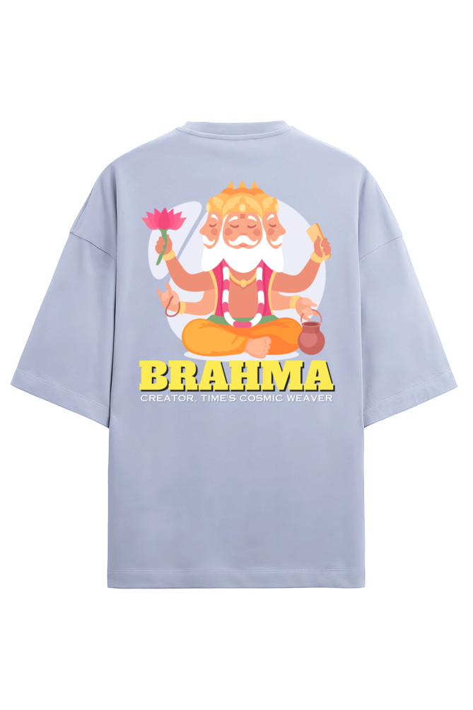 Brahma Men's Oversized T Shirts Lavender