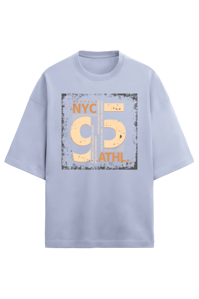 Nyc95 Men's Oversized T Shirts Lavender