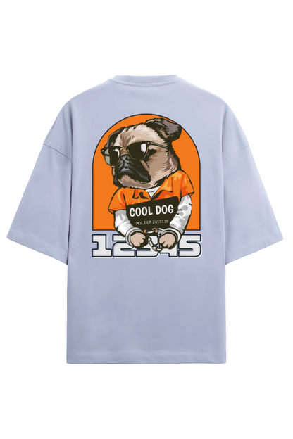 Cool Dog Men's Oversized T Shirts Lavender