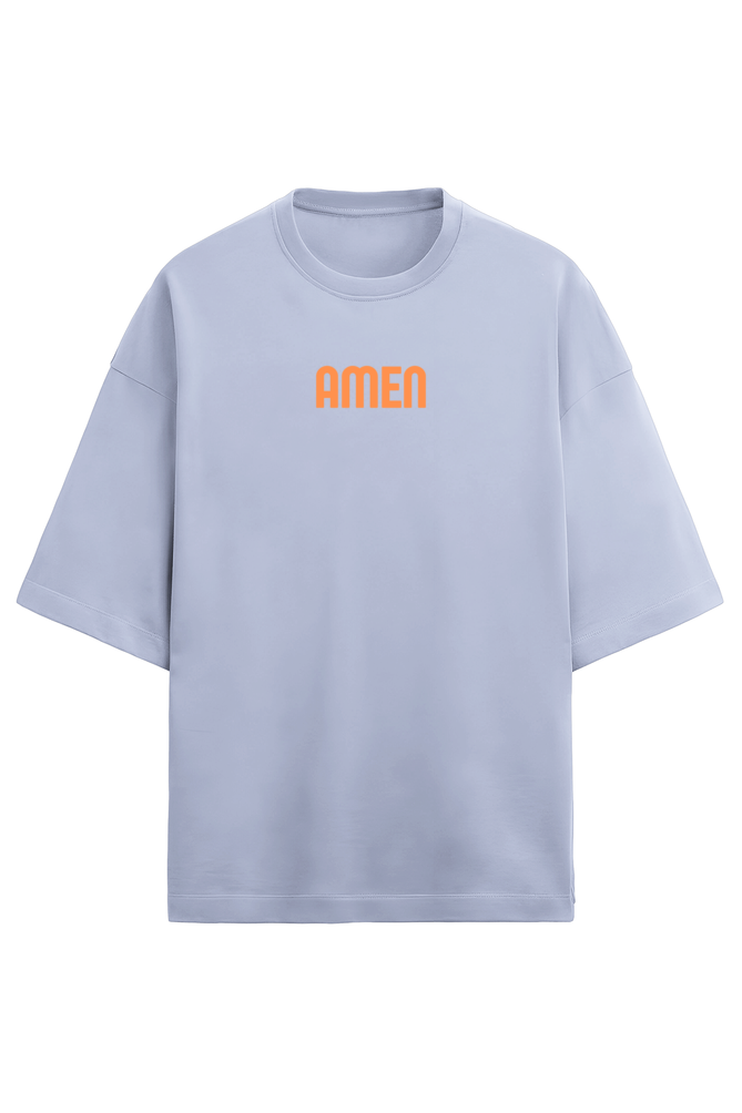 Amen Men's Oversized T Shirts Lavender