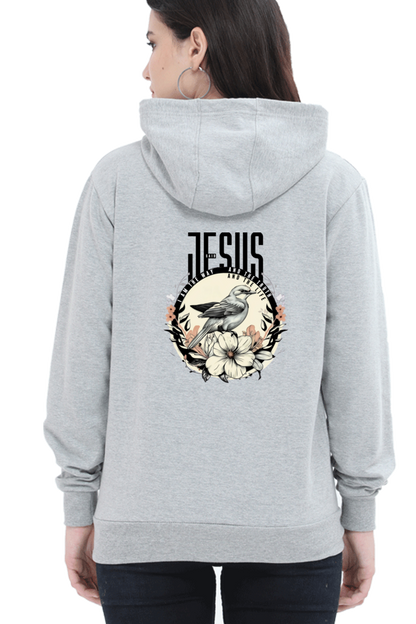 Girls & Women Hoodie Grey Melange