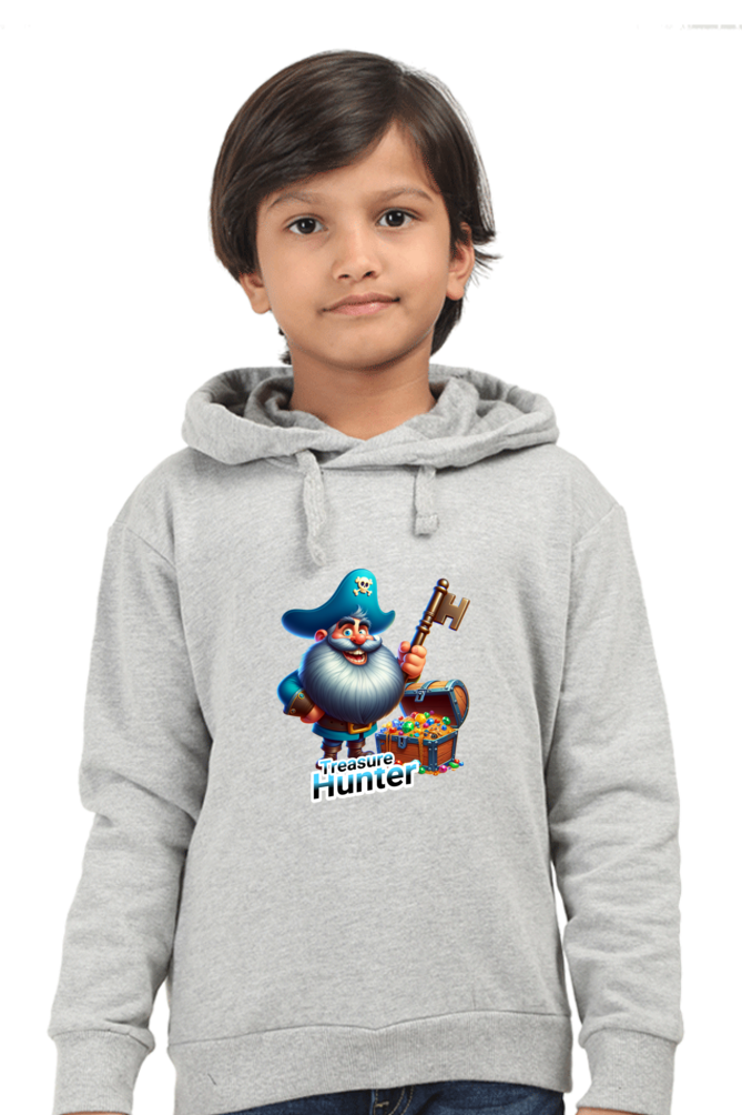 Boy's Hoodie Grey Melange