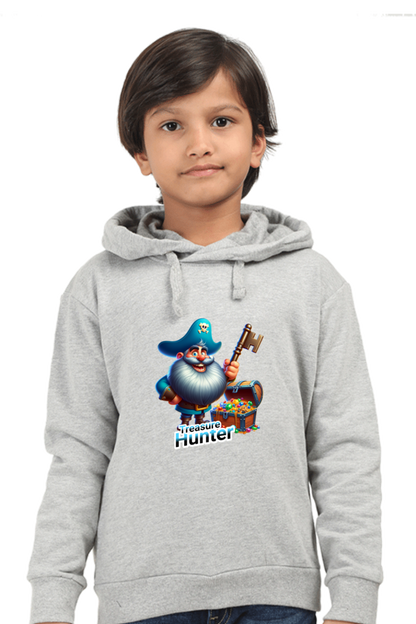 Boy's Hoodie Grey Melange