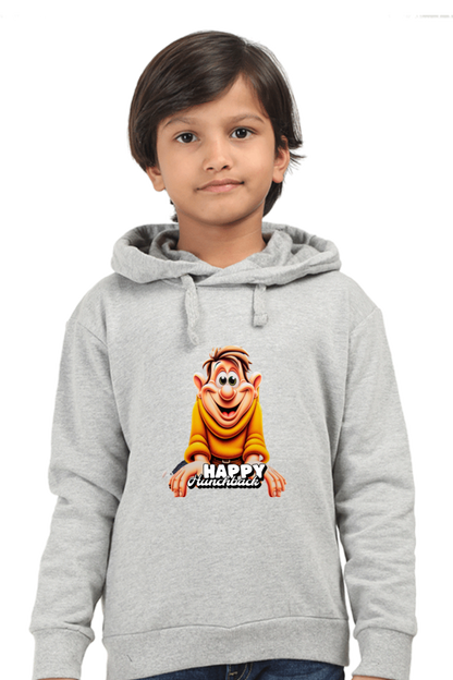 Boy's Hoodie Grey Melange