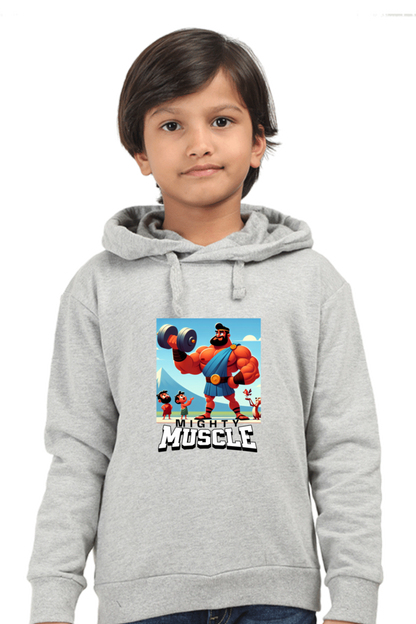 Boy's Hoodie Grey Melange