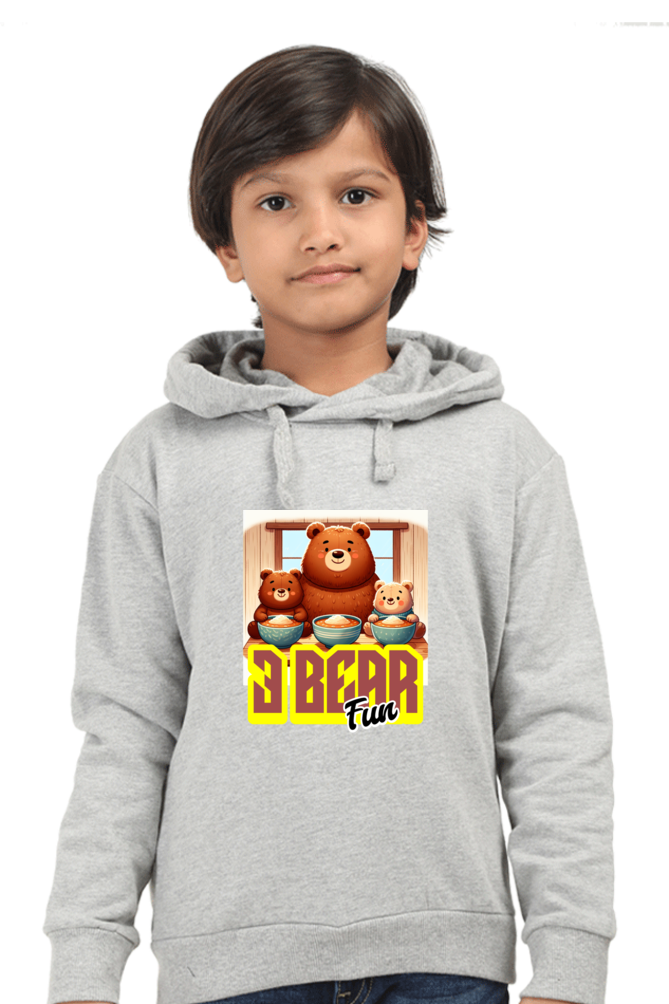 Boy's Hoodie Grey Melange