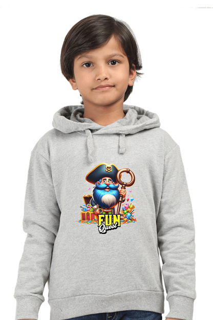 Boy's Hoodie Grey Melange