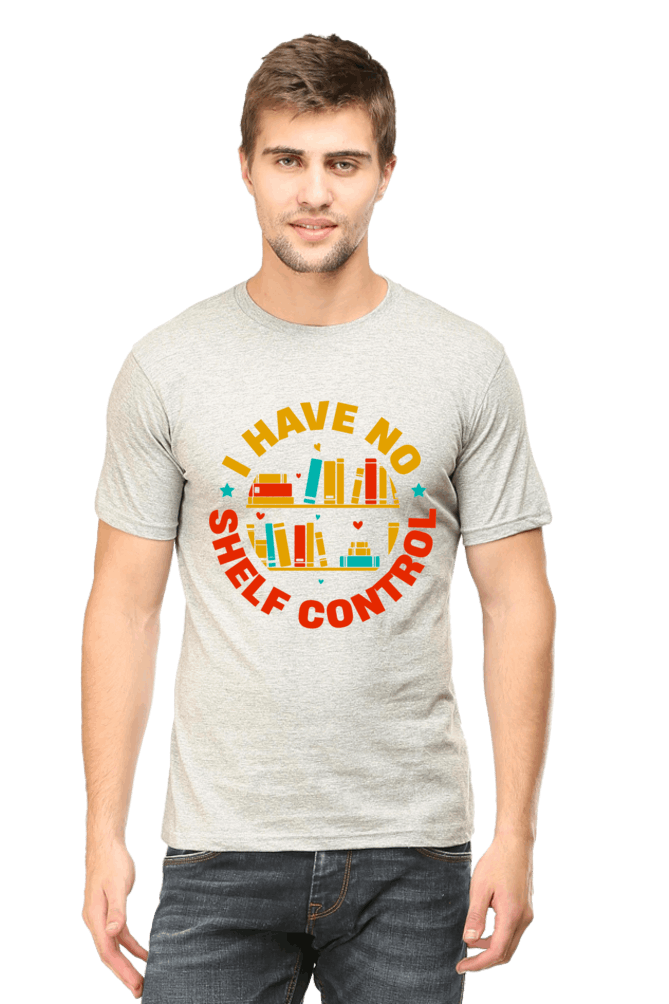 I Have No Shelf Control Men's T Shirts Grey Melange