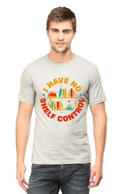 I Have No Shelf Control Men's T Shirts Grey Melange