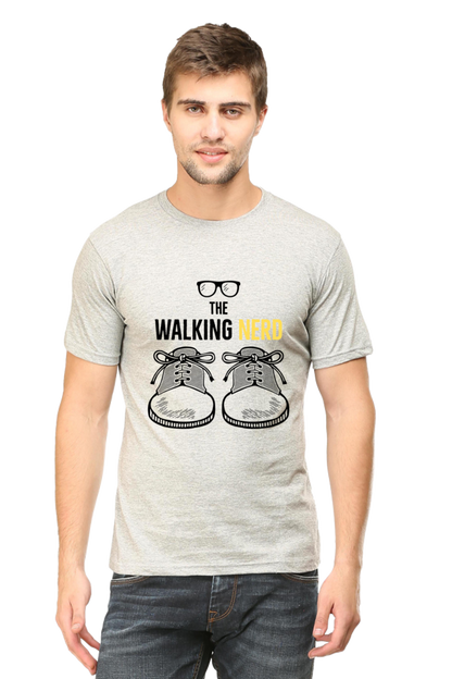 The Walking Nerd - Men's T Shirt Grey Melange