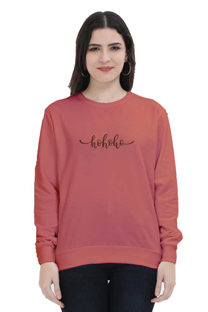 Women and Girl's Sweatshirt Coral