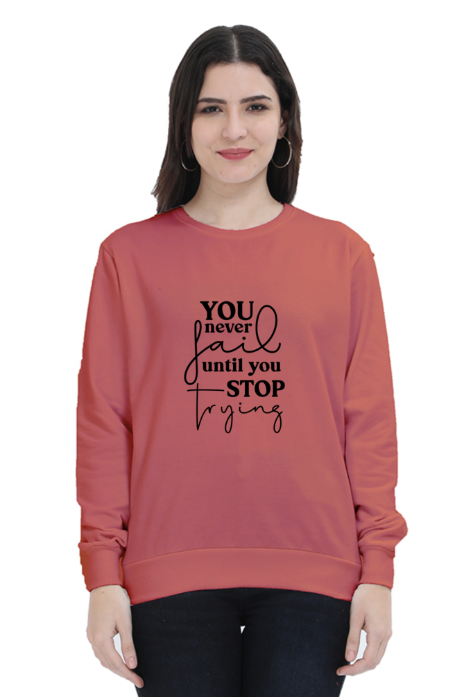 Sweatshirt For Women and Girl's Coral