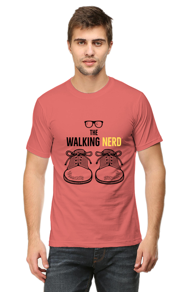 The Walking Nerd - Men's T Shirt Coral