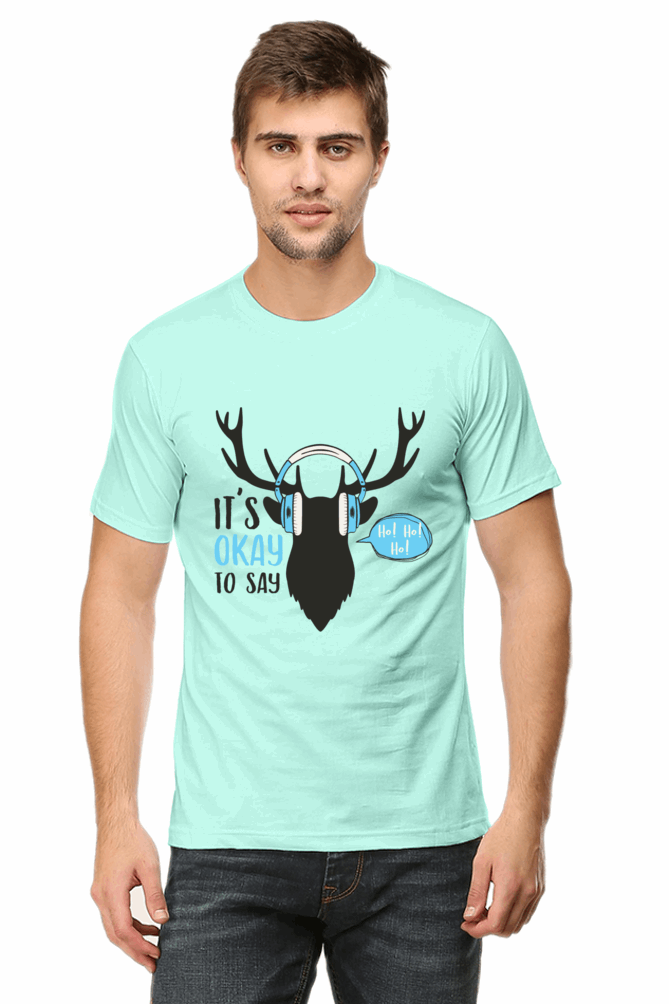 Its Ok To Say Men's T Shirt Mint