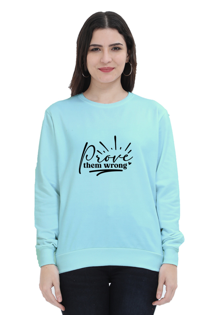 Women and Girl's Sweatshirt Mint