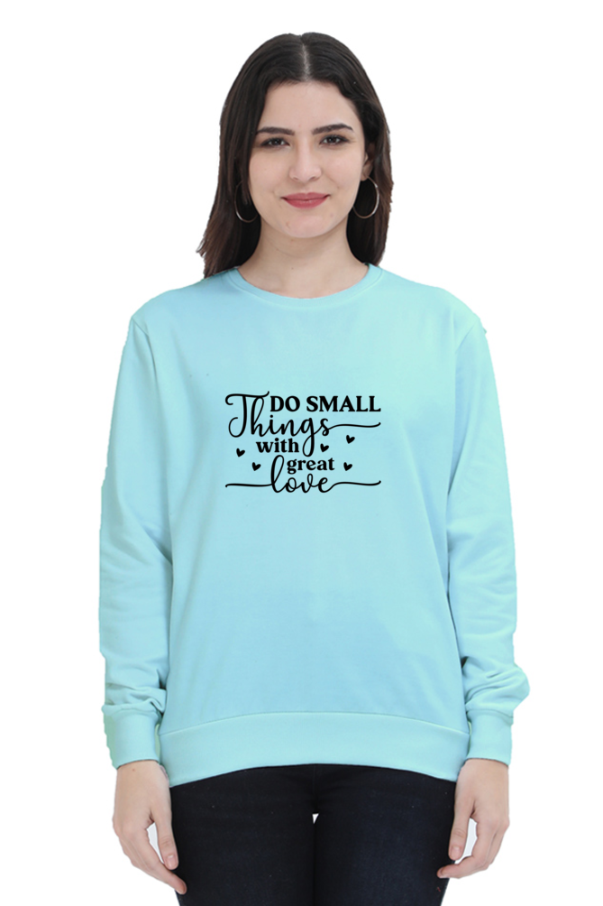 Women and Girl's Sweatshirt Mint