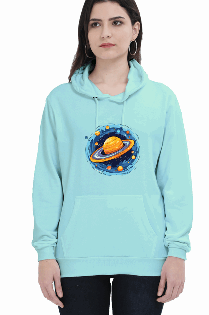 "Ethereal Elegance" Unisex Hoodie Sweatshirt for Women and Girls Mint