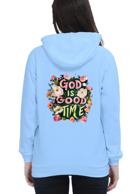 Girls & Women Hoodie Baby Blue