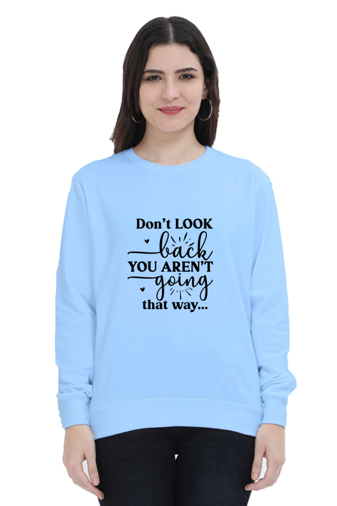 Sweatshirt For Women and Girl's Baby Blue