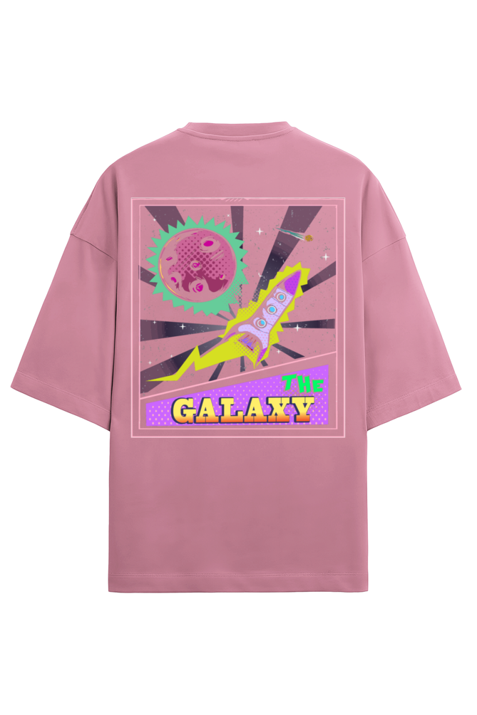 The Galaxy Men's Oversized T Shirts Flamingo