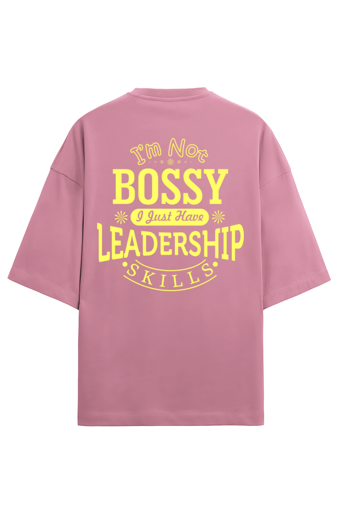 I'm Not Bossy 3 Men's Oversized T Shirts Flamingo