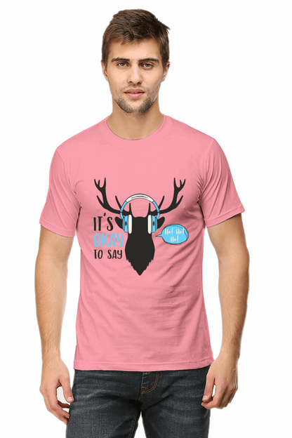 Its Ok To Say Men's T Shirt Flamingo