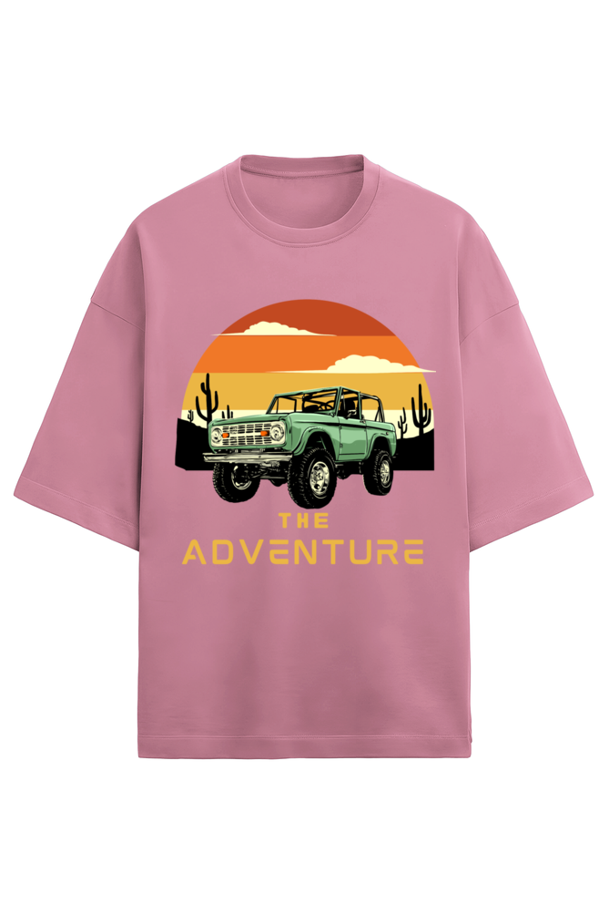 The Adventure Men's Oversized T Shirts Flamingo