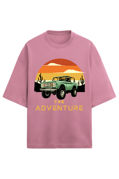 The Adventure Men's Oversized T Shirts Flamingo