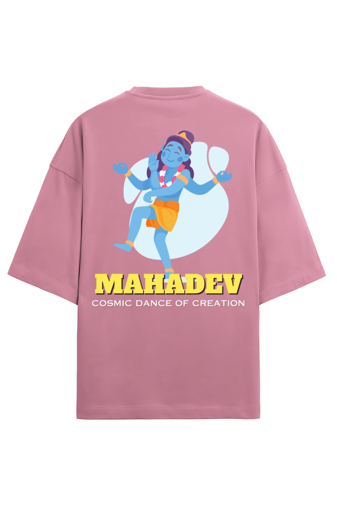 Mahadev Men's Oversized T Shirts Flamingo