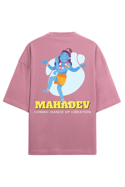 Mahadev Men's Oversized T Shirts Flamingo